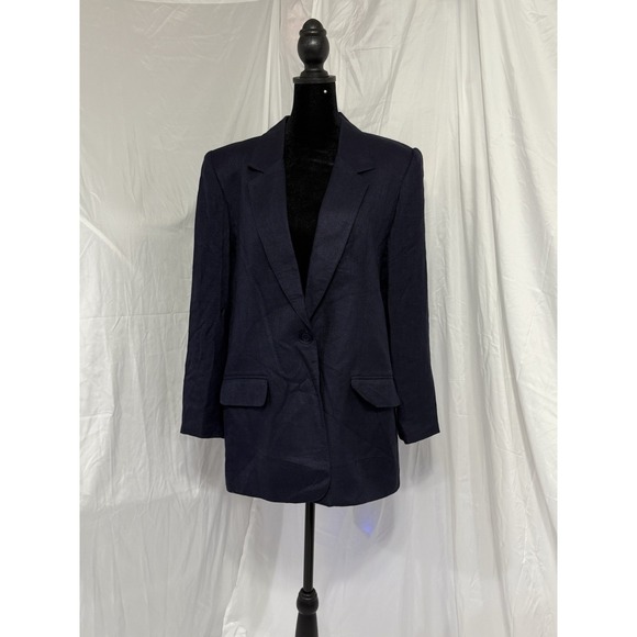 Jackets & Blazers - Worthington Blazer Womens 12 Long Sleeve Rayon Business Casual Ladies